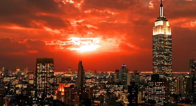 Photo: New York at Sunset